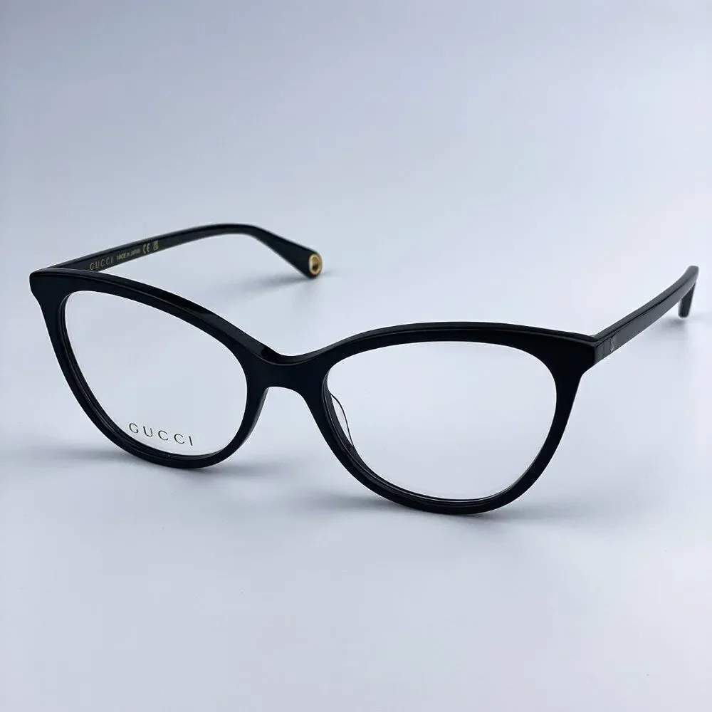NEW Gucci GG1079O 001 Black Cat Eye Women Eyeglasses - Picture 4 of 14